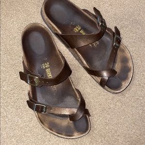 VERY WORN birkenstock sandles